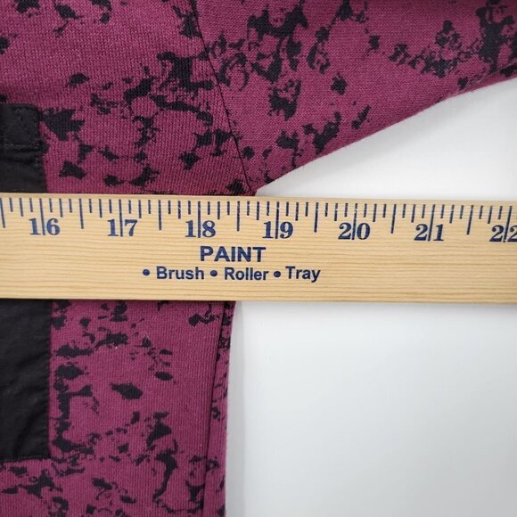 Zella French Terry Pocket Sweater Dress Marbled Print Long Sleeve Tunic XL Girls - Picture 12 of 13